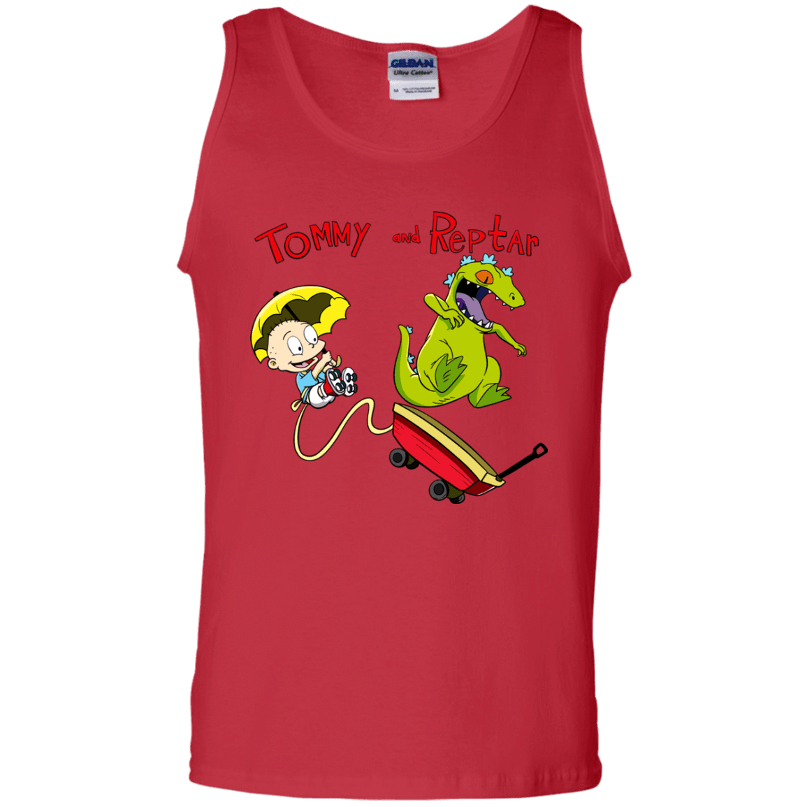 T-Shirts Red / S Tommy and Reptar Men's Tank Top