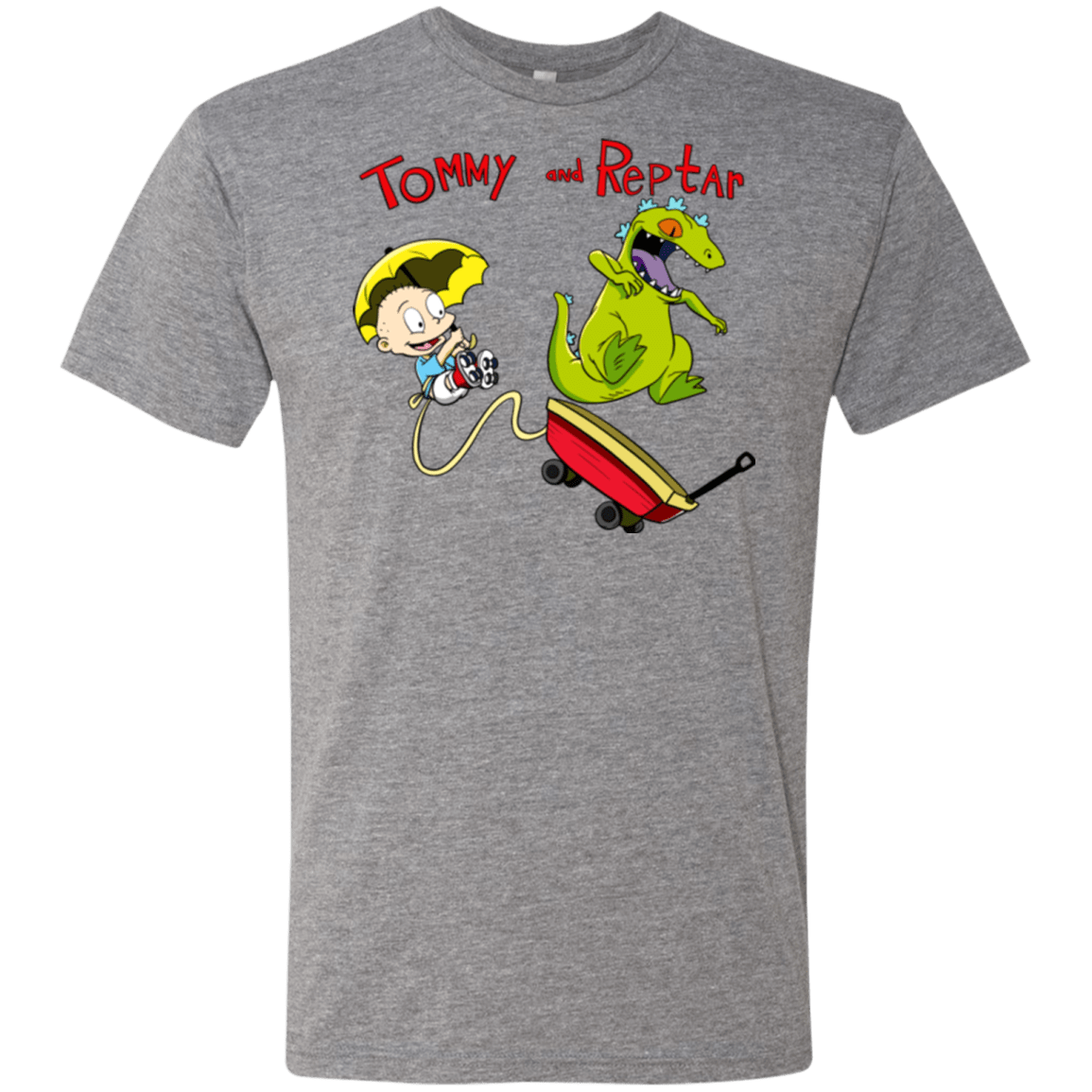 Tommy and Reptar Men's Triblend T-Shirt