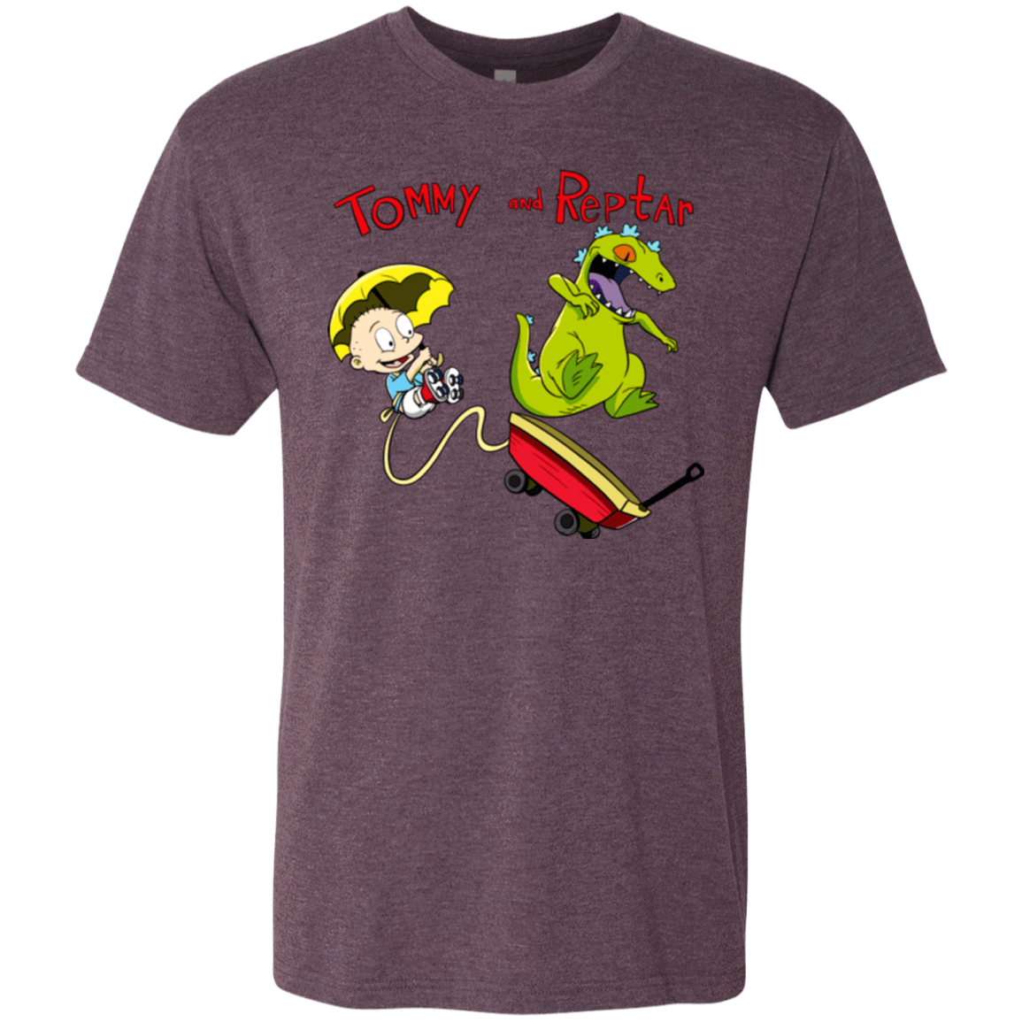 Tommy and Reptar Men's Triblend T-Shirt