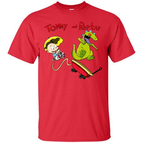 T-Shirts Red / S Tommy and Reptar T-Shirt