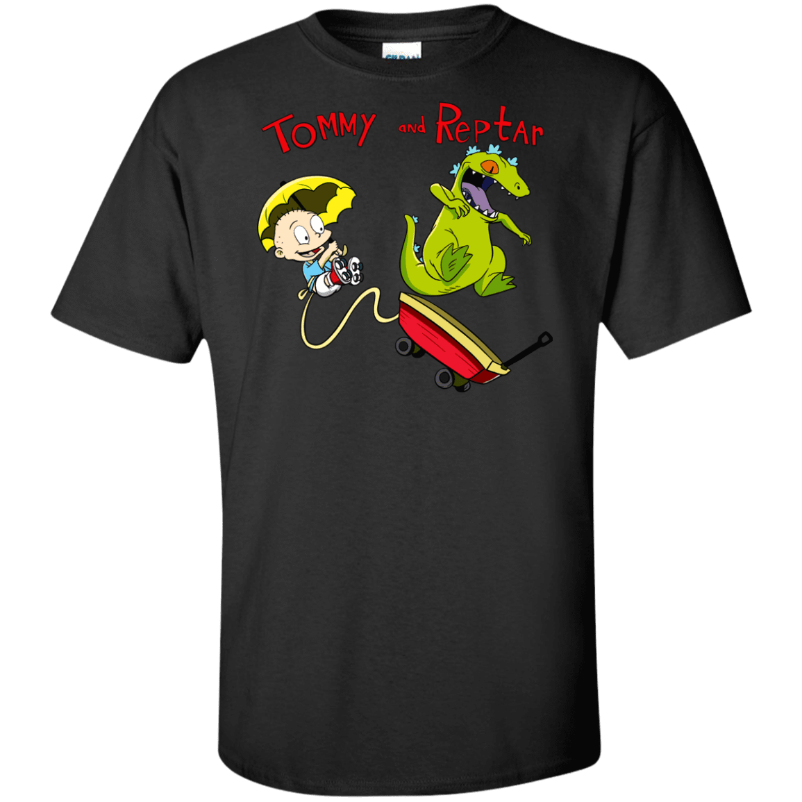 T-Shirts Black / XLT Tommy and Reptar Tall T-Shirt