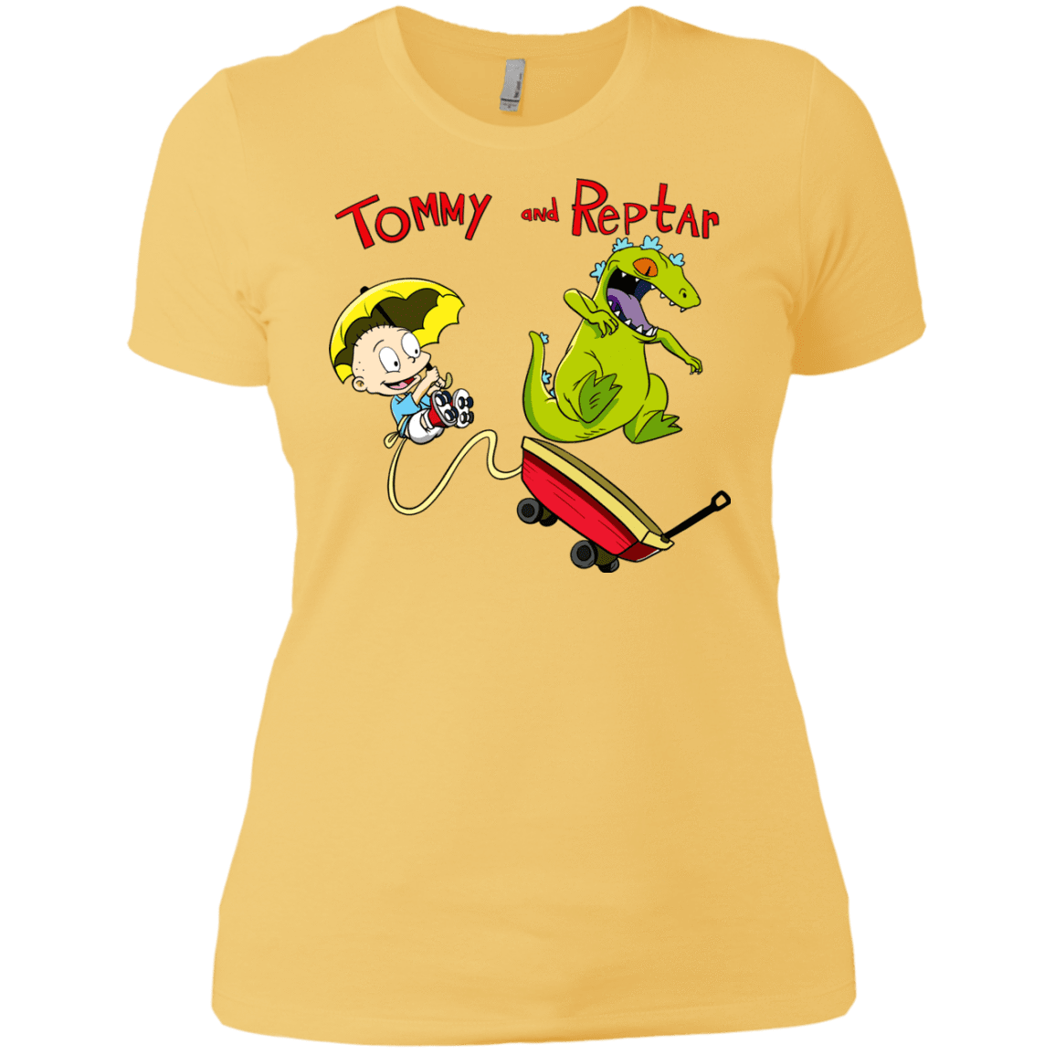 T-Shirts Banana Cream/ / X-Small Tommy and Reptar Women's Premium T-Shirt