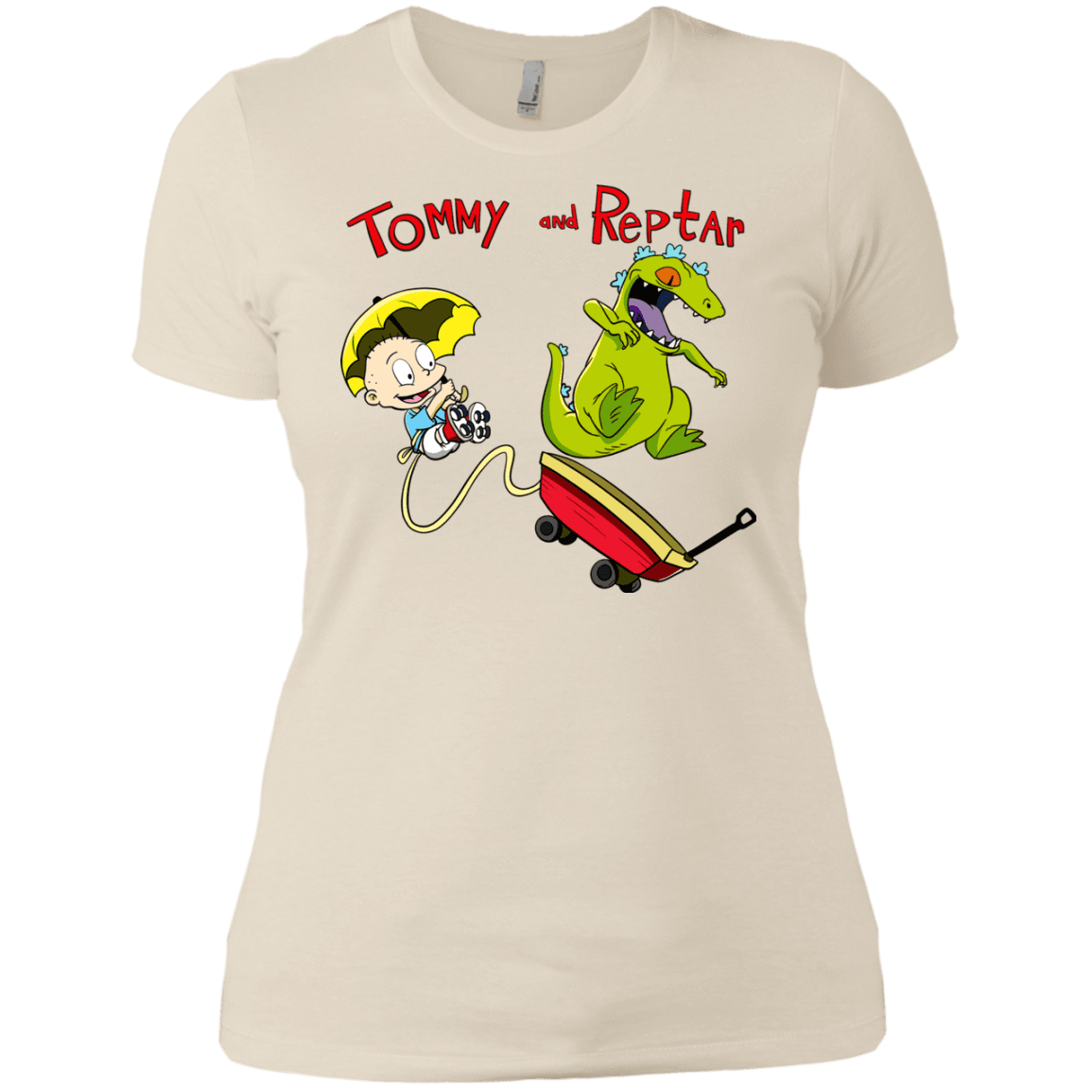 T-Shirts Ivory/ / X-Small Tommy and Reptar Women's Premium T-Shirt
