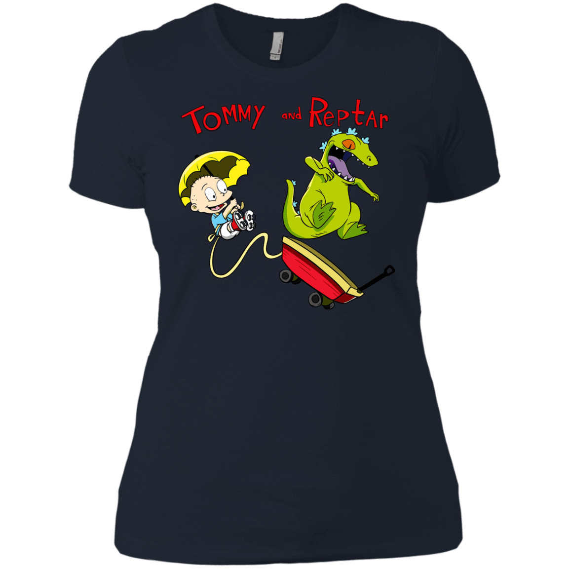 T-Shirts Midnight Navy / X-Small Tommy and Reptar Women's Premium T-Shirt