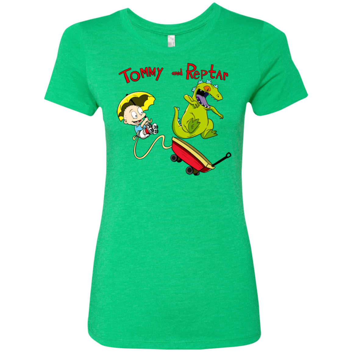 Tommy and Reptar Women's Triblend T-Shirt