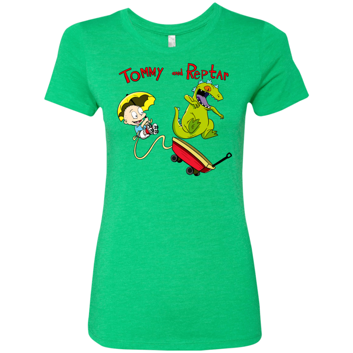 T-Shirts Envy / S Tommy and Reptar Women's Triblend T-Shirt