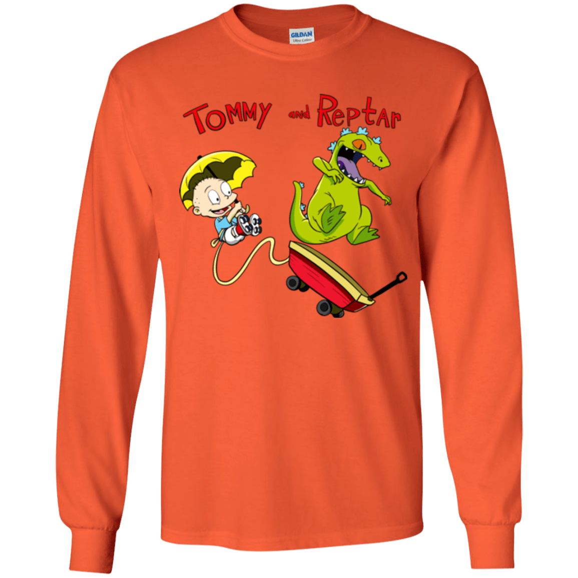 Tommy and Reptar Youth Long Sleeve T-Shirt