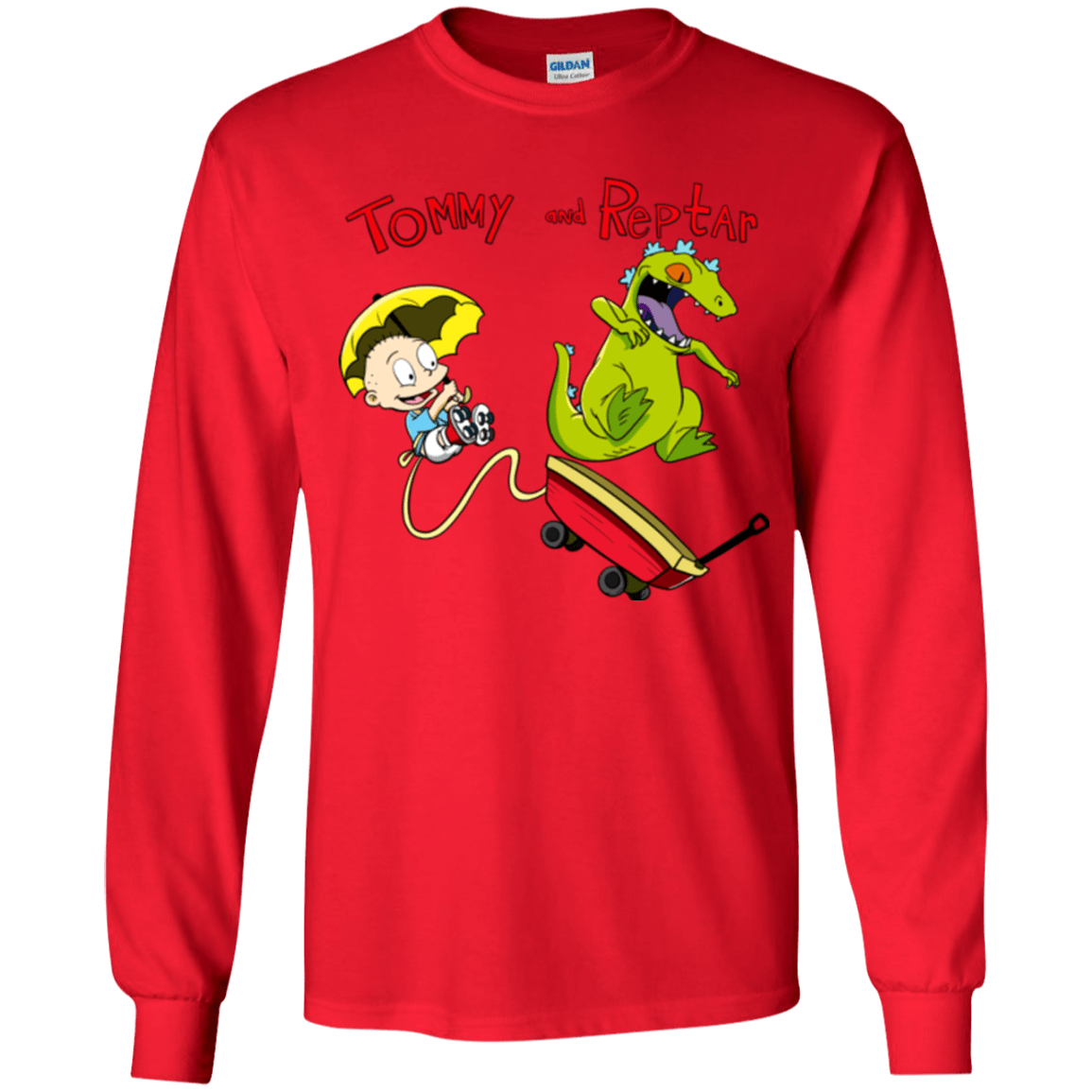 Tommy and Reptar Youth Long Sleeve T-Shirt