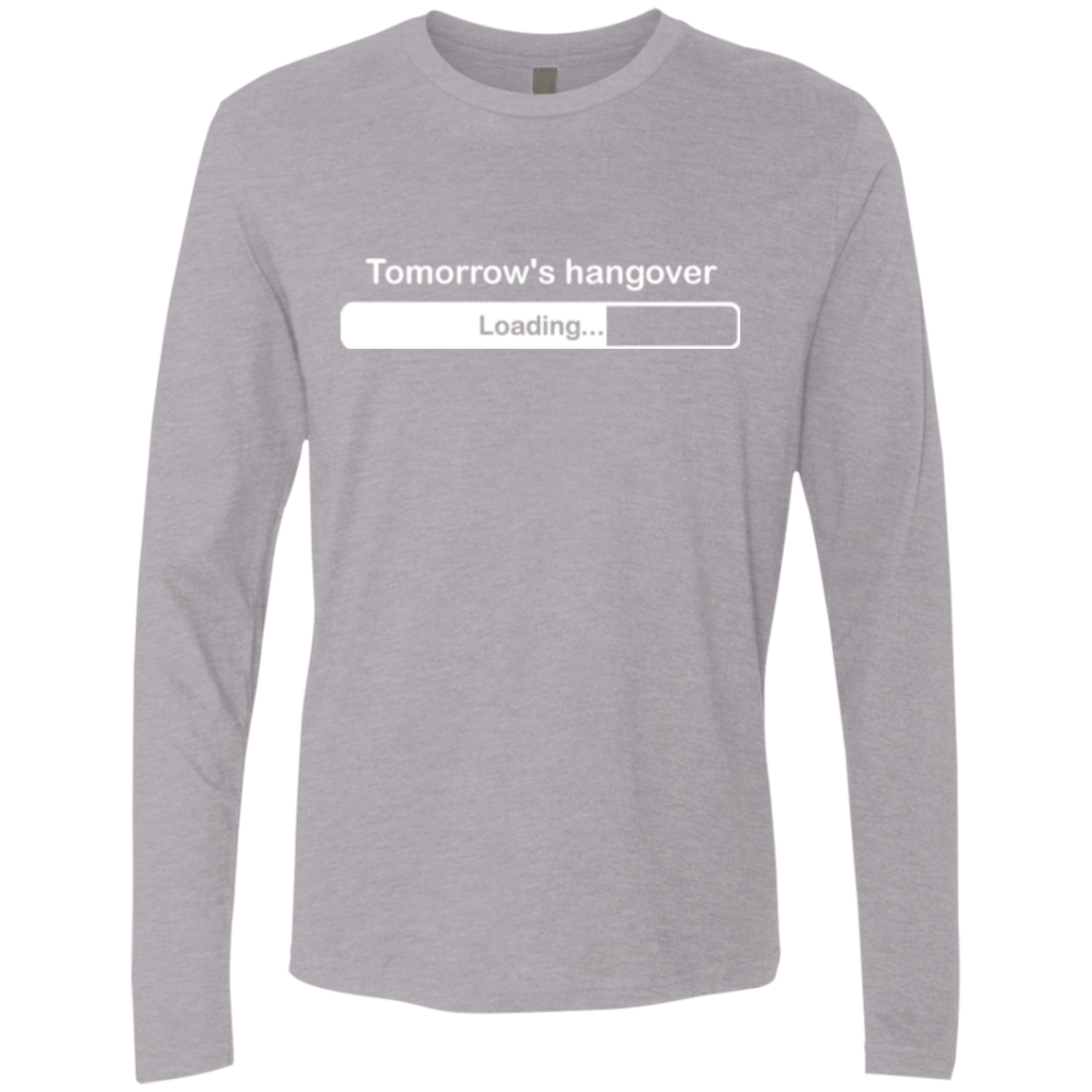 T-Shirts Heather Grey / Small Tomorrow's hangover Men's Premium Long Sleeve