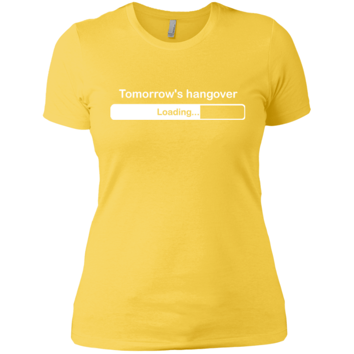 T-Shirts Vibrant Yellow / X-Small Tomorrow's hangover Women's Premium T-Shirt