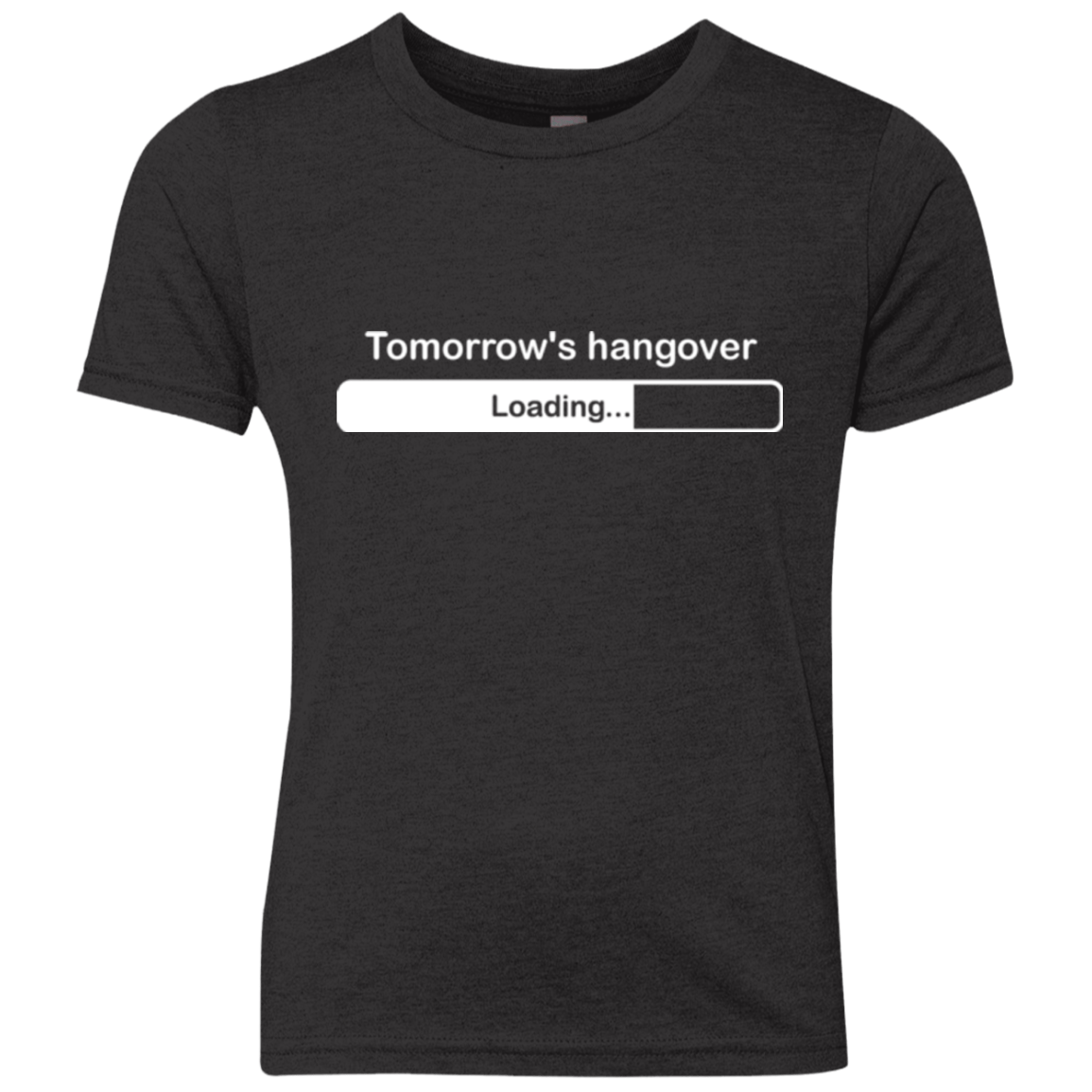 T-Shirts Vintage Black / YXS Tomorrow's hangover Youth Triblend T-Shirt