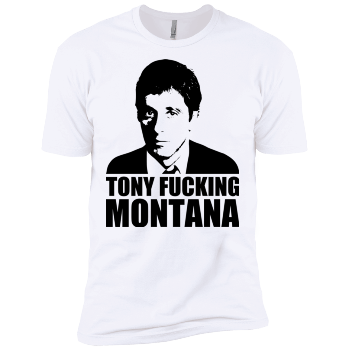 T-Shirts White / X-Small Tony Fucking Montana Men's Premium T-Shirt