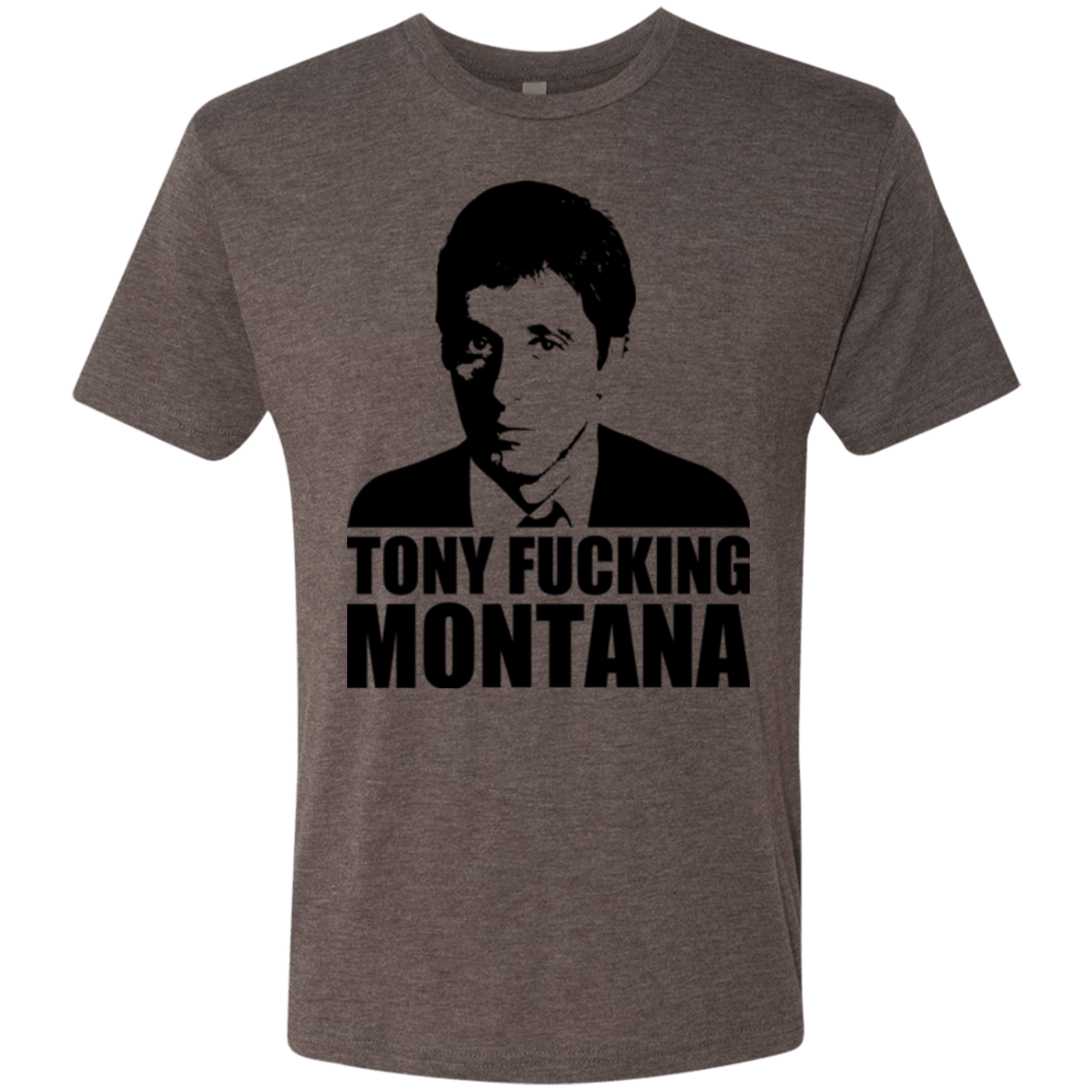 T-Shirts Macchiato / Small Tony Fucking Montana Men's Triblend T-Shirt