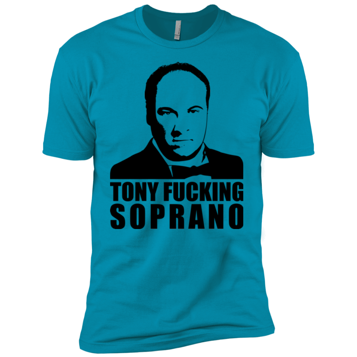T-Shirts Turquoise / YXS Tony Fucking Soprano Boys Premium T-Shirt