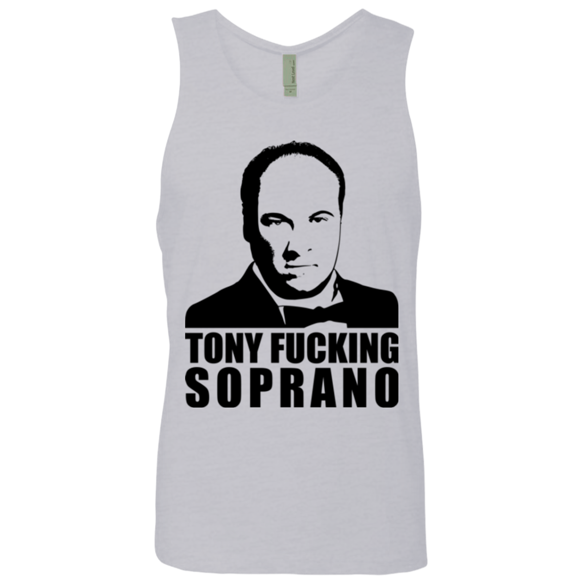 T-Shirts Heather Grey / Small Tony Fucking Soprano Men's Premium Tank Top