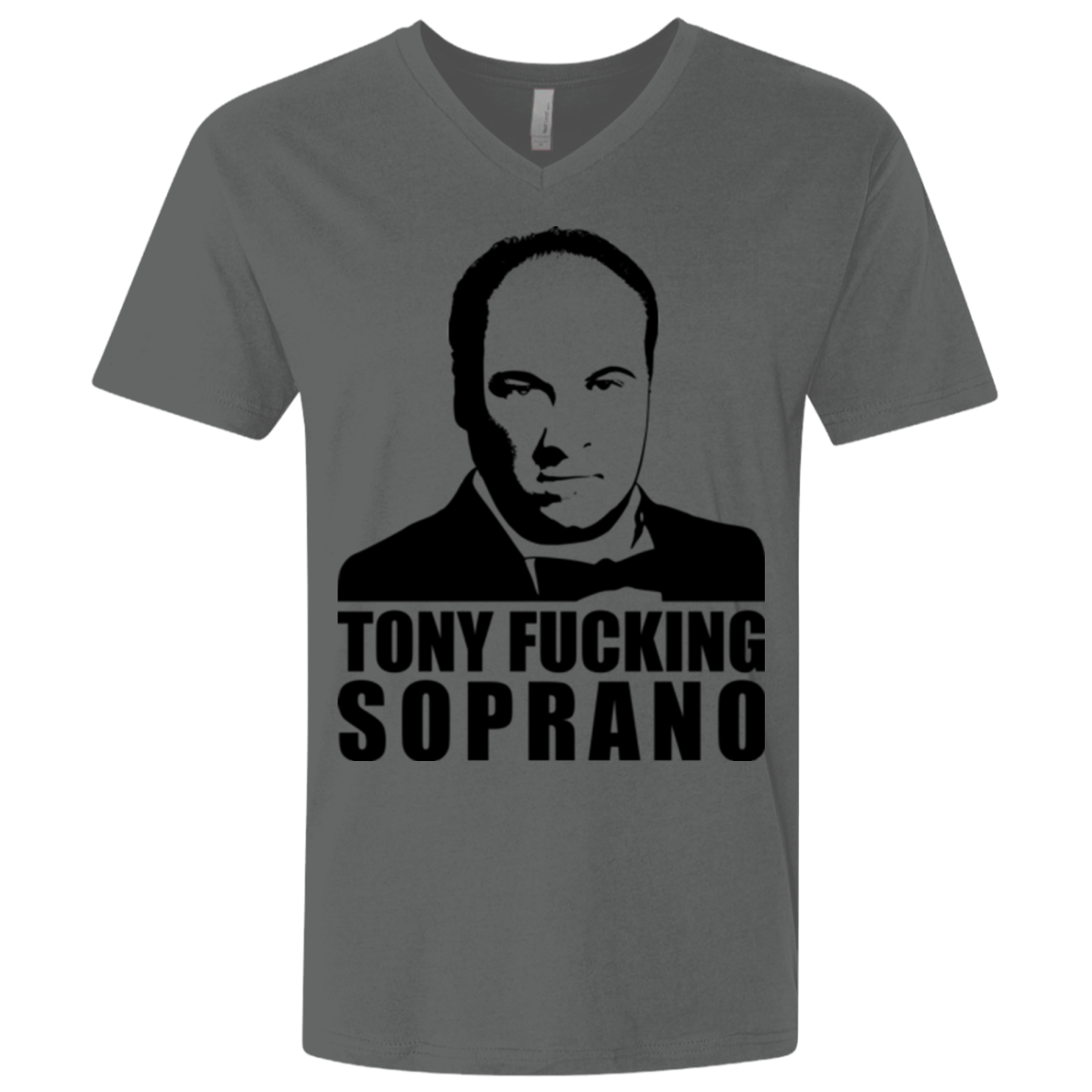 T-Shirts Heavy Metal / X-Small Tony Fucking Soprano Men's Premium V-Neck