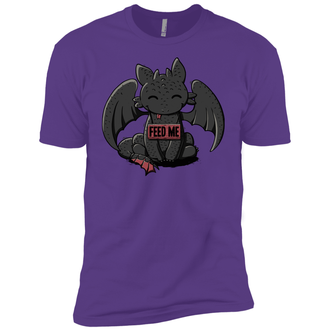 T-Shirts Purple Rush / YXS Toothless Feed Me Boys Premium T-Shirt
