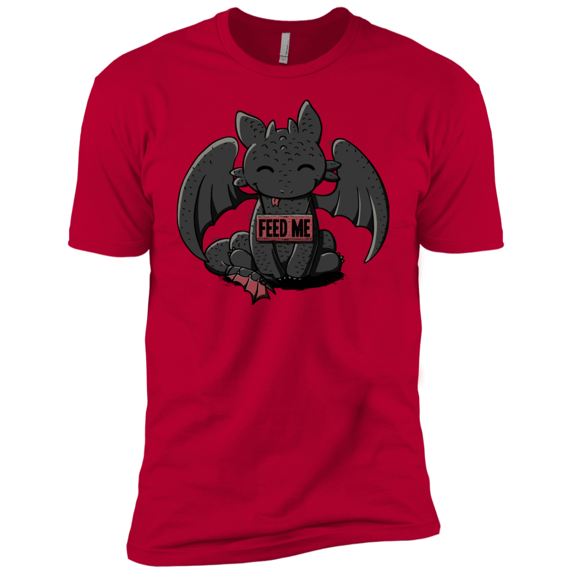 T-Shirts Red / YXS Toothless Feed Me Boys Premium T-Shirt