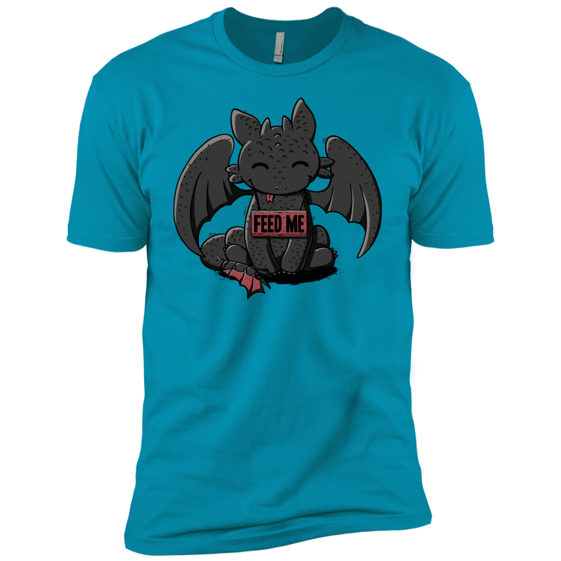 T-Shirts Turquoise / YXS Toothless Feed Me Boys Premium T-Shirt