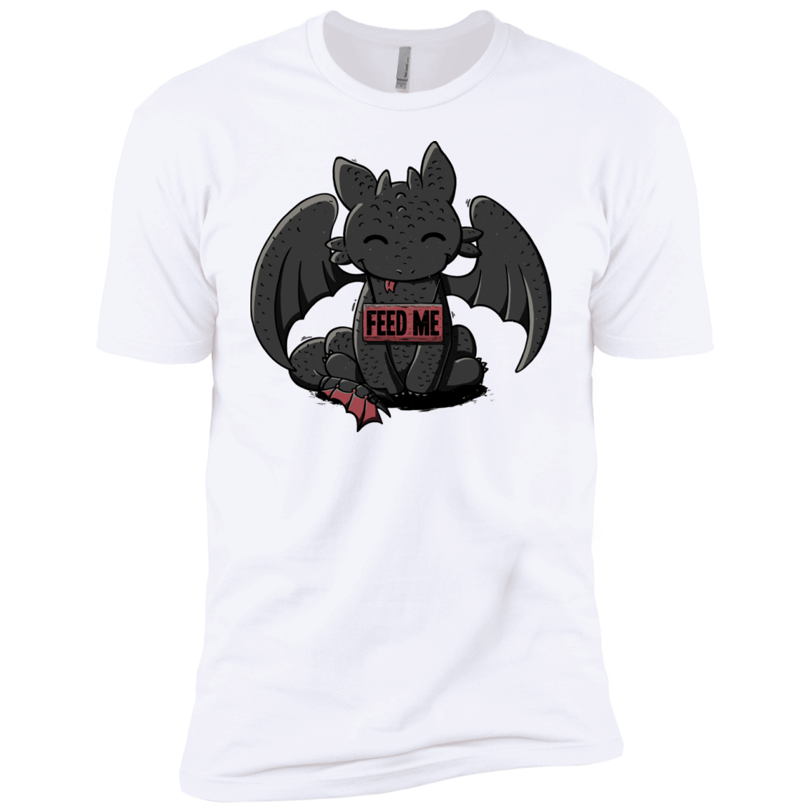 T-Shirts White / YXS Toothless Feed Me Boys Premium T-Shirt
