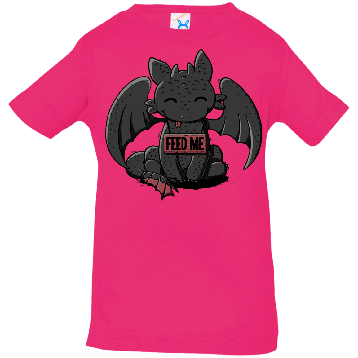 T-Shirts Hot Pink / 6 Months Toothless Feed Me Infant Premium T-Shirt