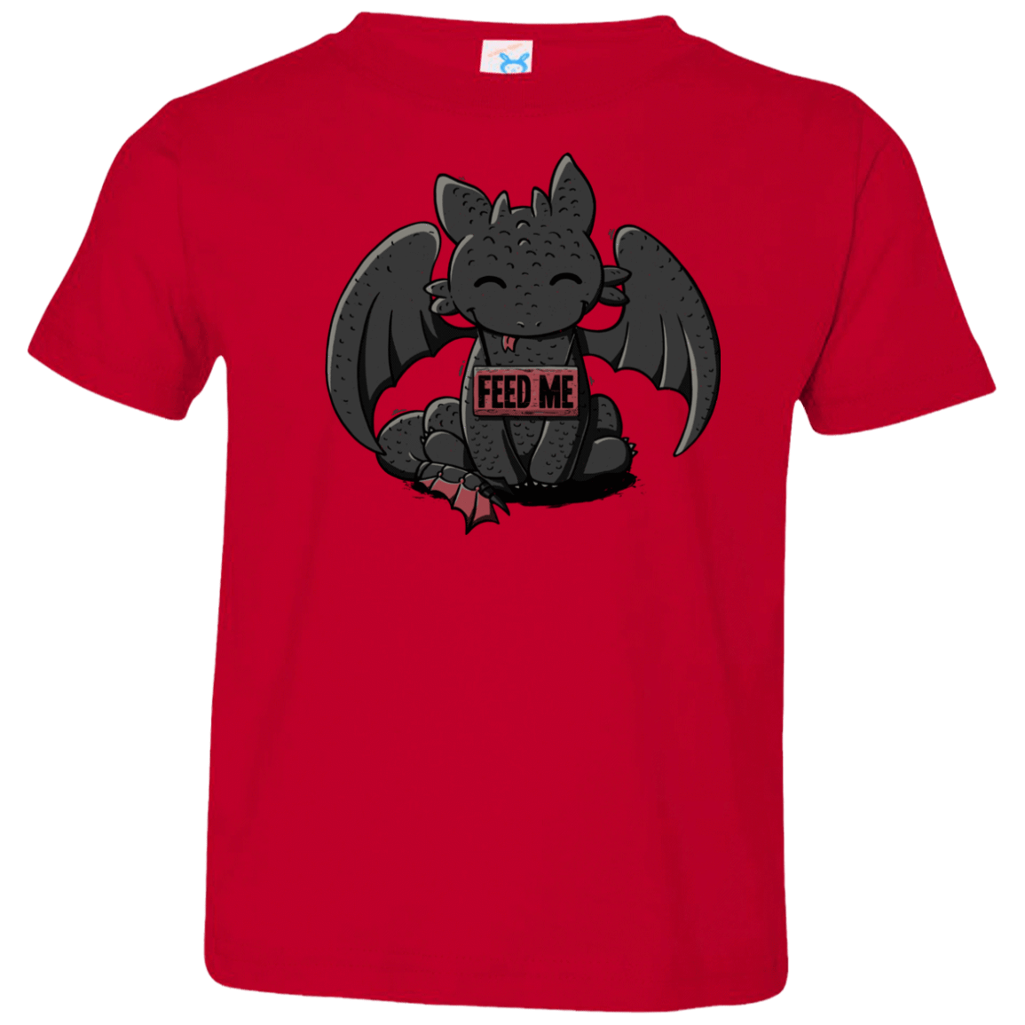 T-Shirts Red / 2T Toothless Feed Me Toddler Premium T-Shirt