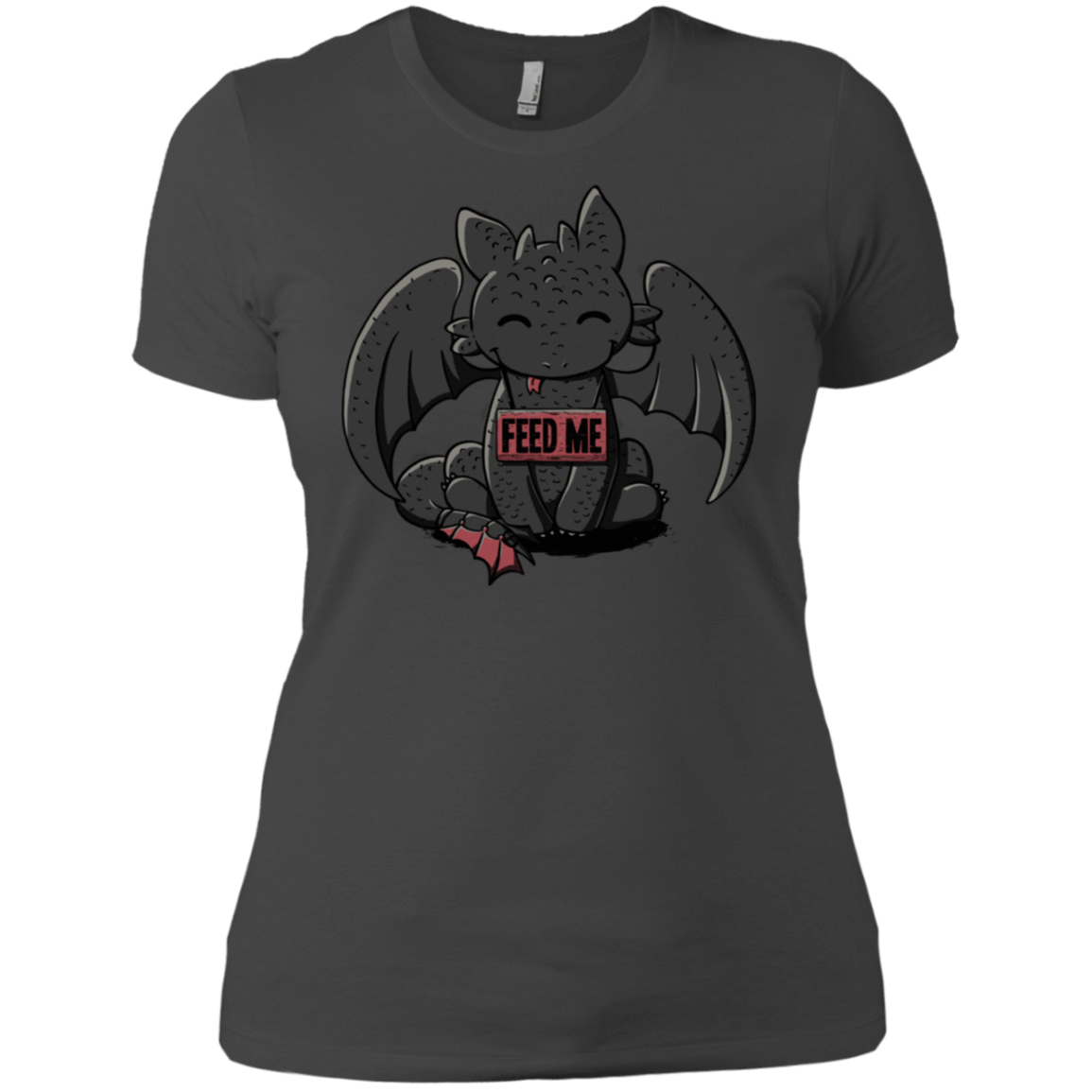 T-Shirts Heavy Metal / X-Small Toothless Feed Me Women's Premium T-Shirt