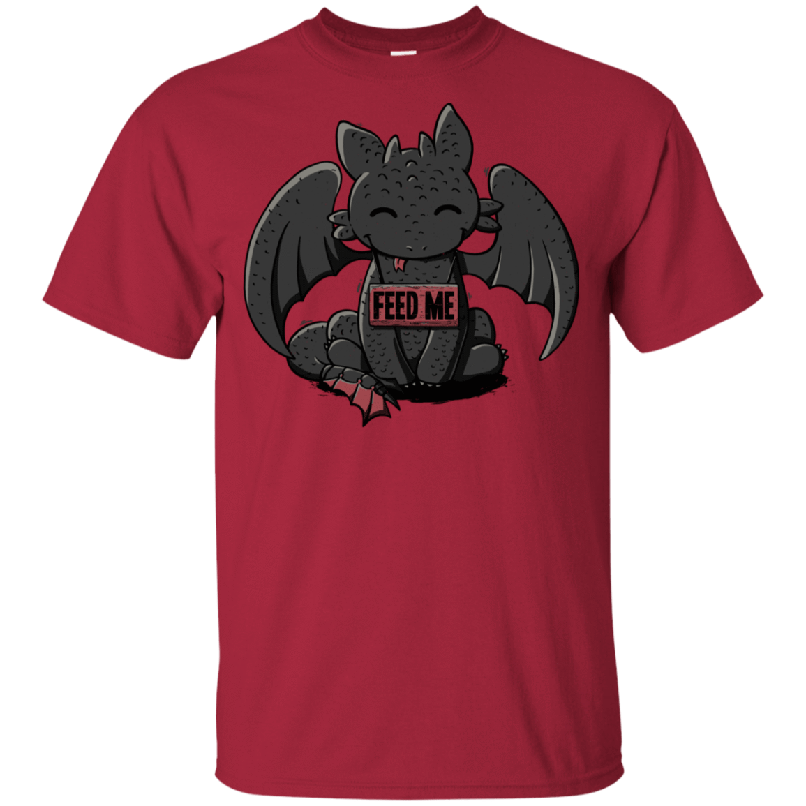 T-Shirts Cardinal / YXS Toothless Feed Me Youth T-Shirt