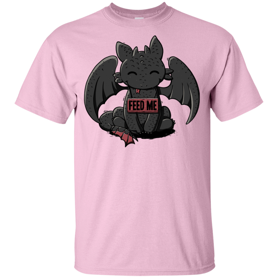 T-Shirts Light Pink / YXS Toothless Feed Me Youth T-Shirt