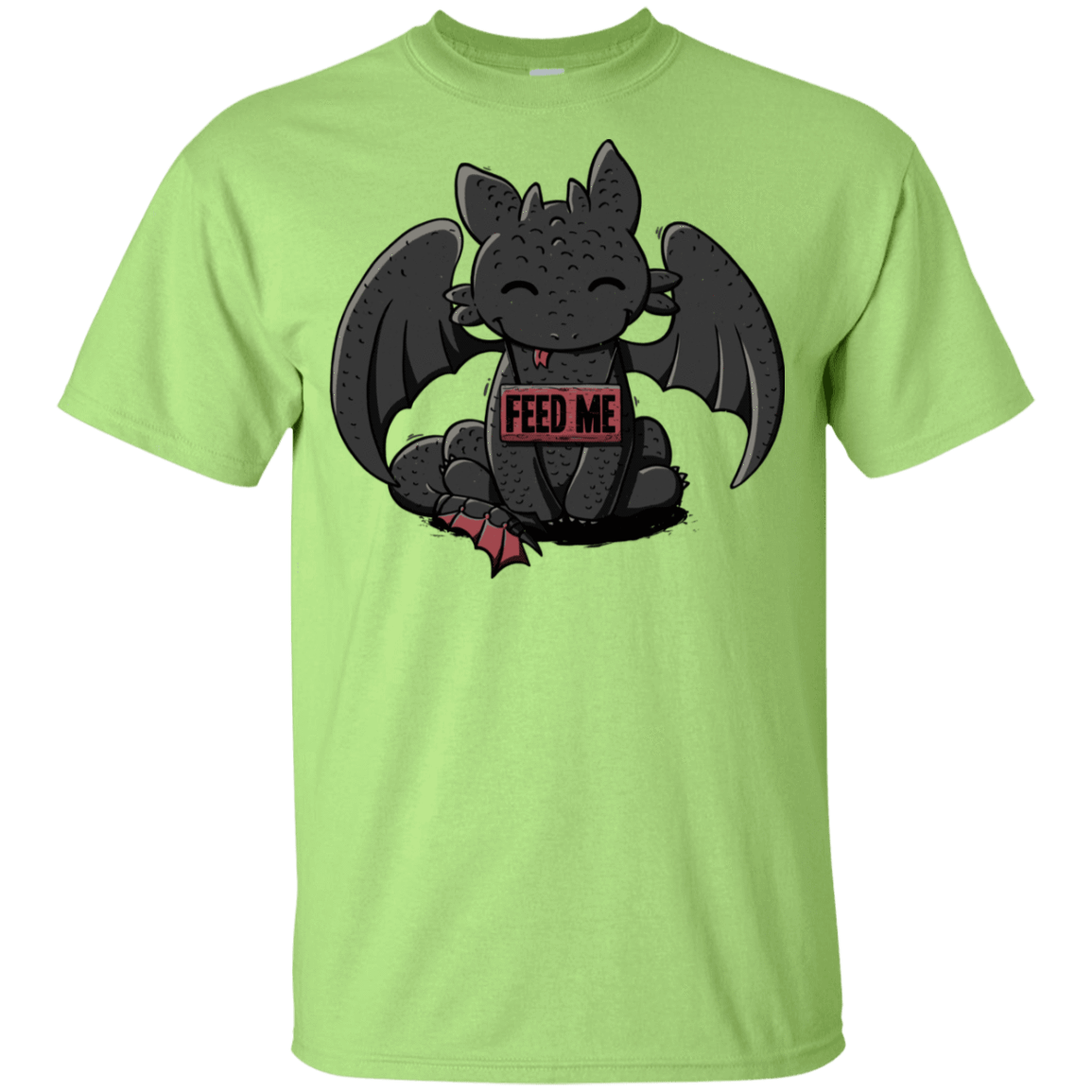 T-Shirts Mint Green / YXS Toothless Feed Me Youth T-Shirt