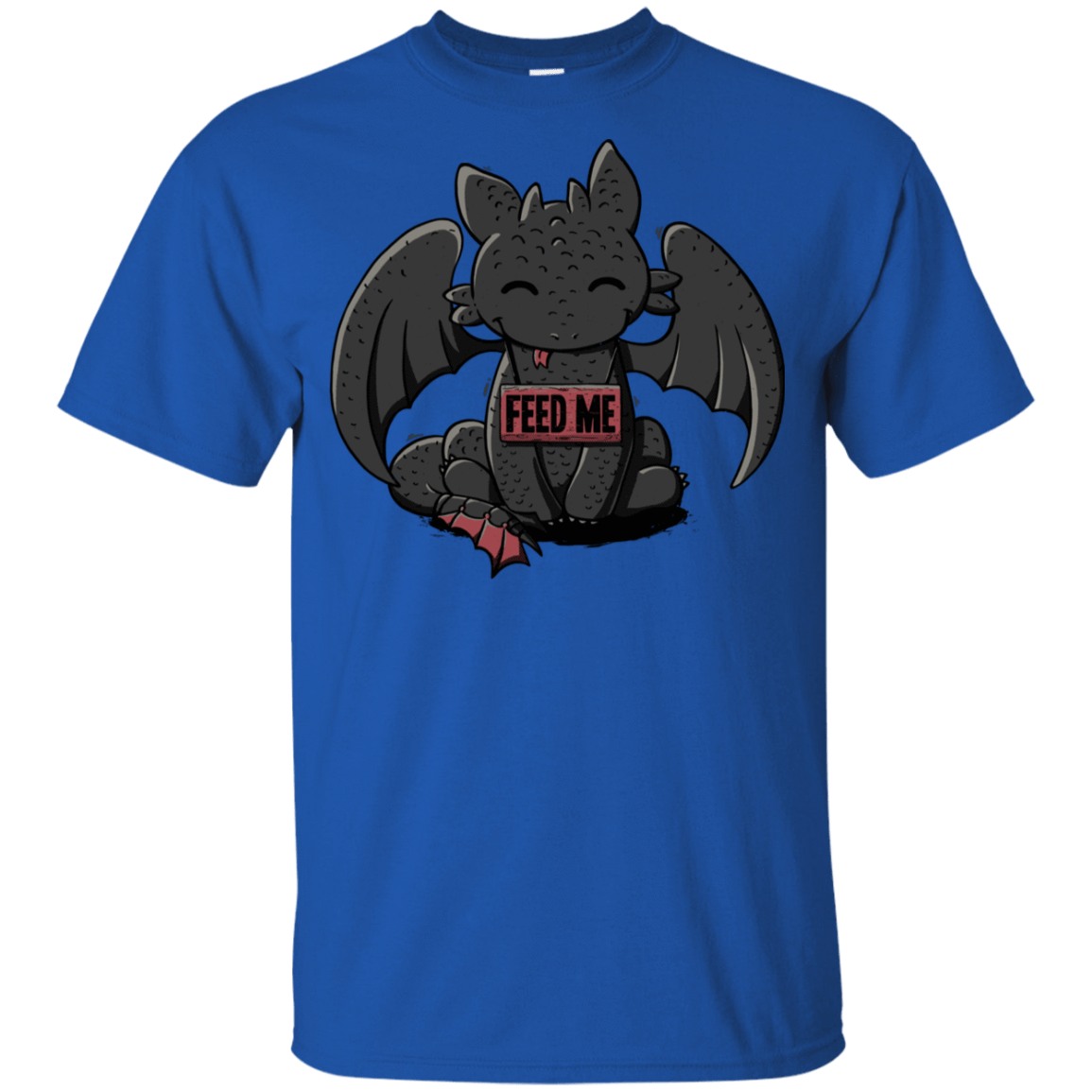 T-Shirts Royal / YXS Toothless Feed Me Youth T-Shirt