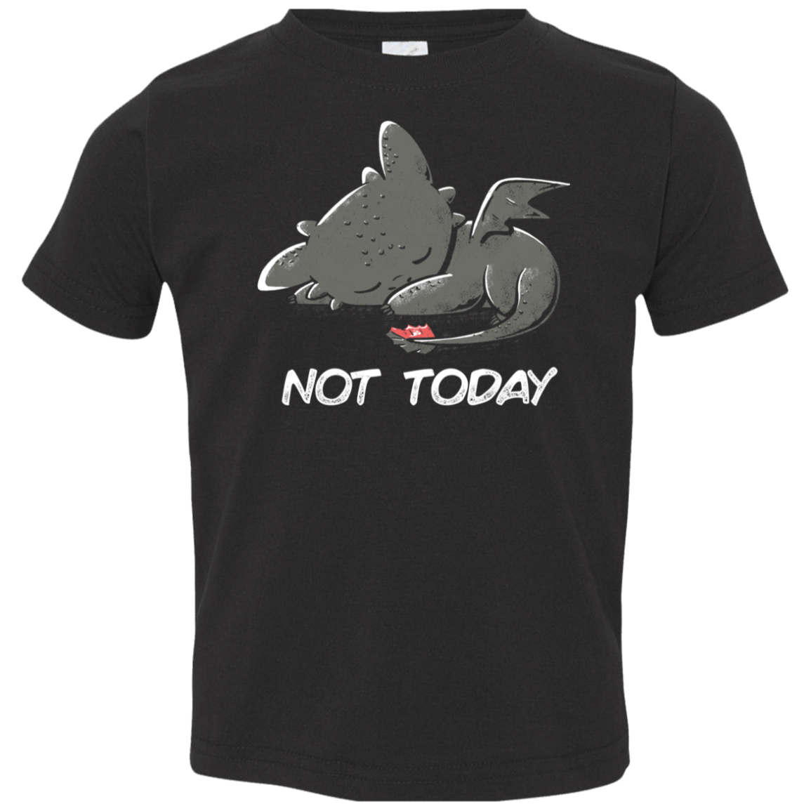 T-Shirts Black / 2T Toothless Not Today Toddler Premium T-Shirt