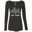 T-Shirts Vintage Black / S Toothless Not Today Women's Triblend Long Sleeve Shirt