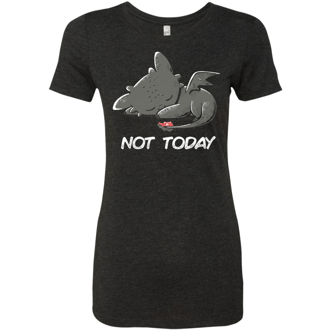 T-Shirts Vintage Black / S Toothless Not Today Women's Triblend T-Shirt