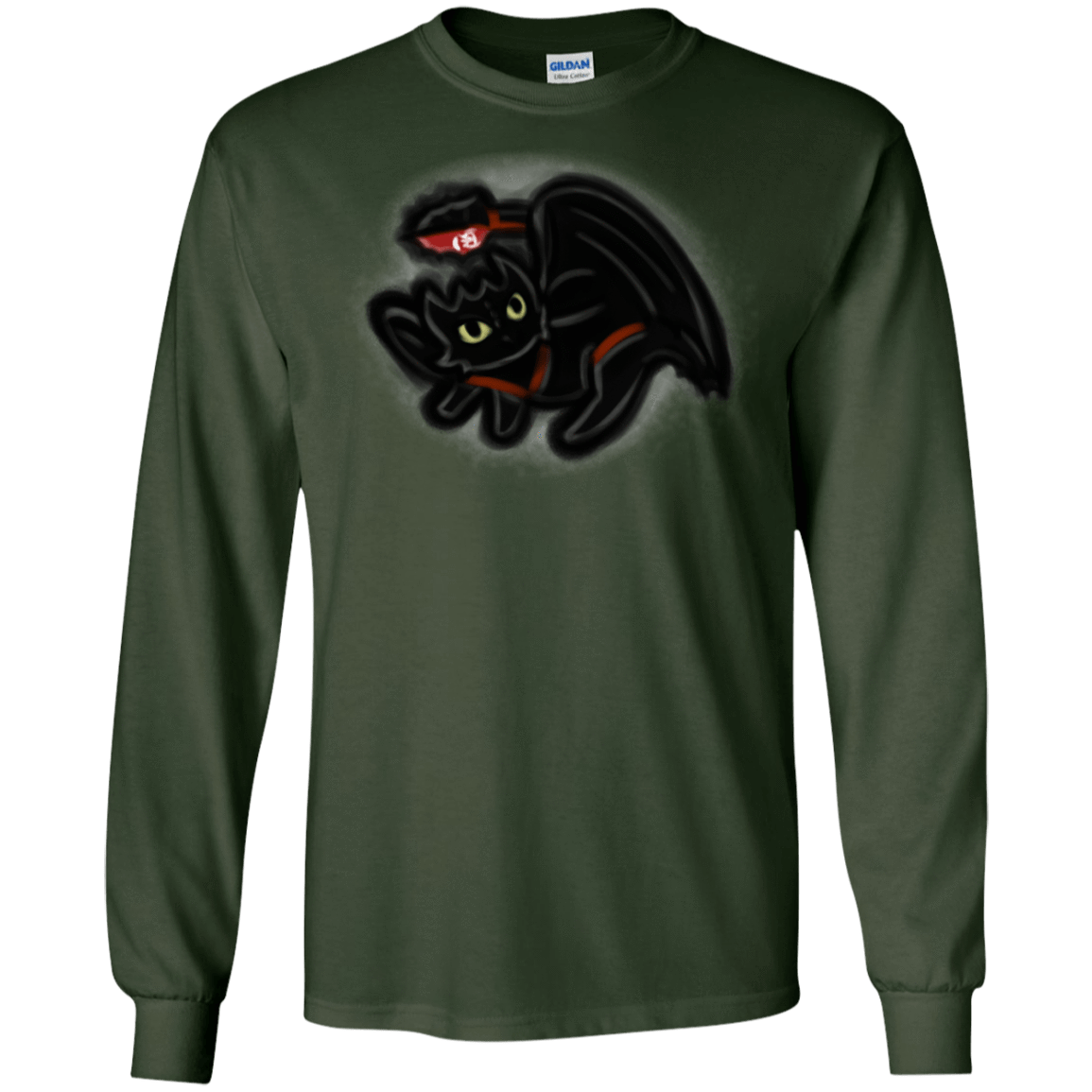 T-Shirts Forest Green / S Toothless Simba Men's Long Sleeve T-Shirt