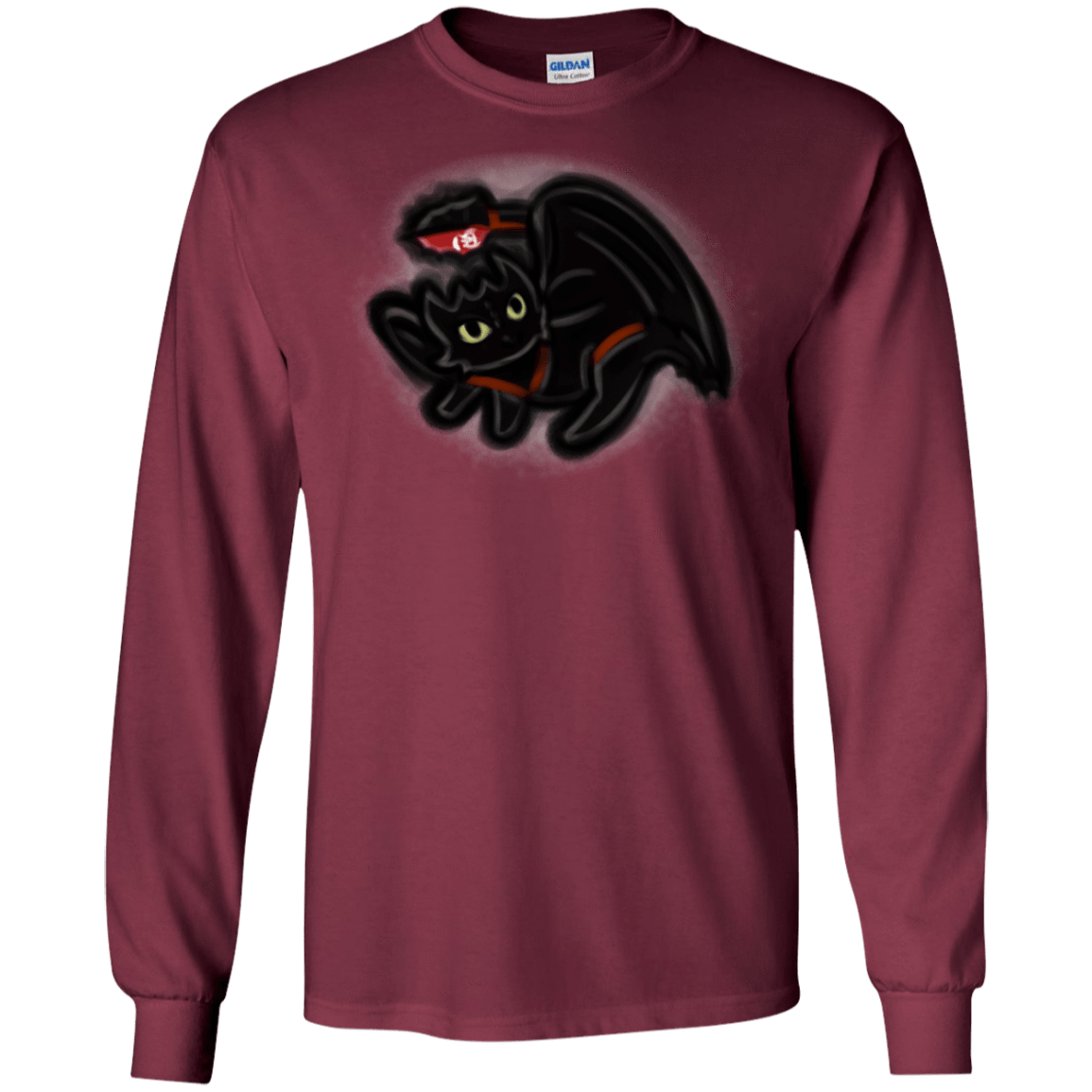 T-Shirts Maroon / S Toothless Simba Men's Long Sleeve T-Shirt