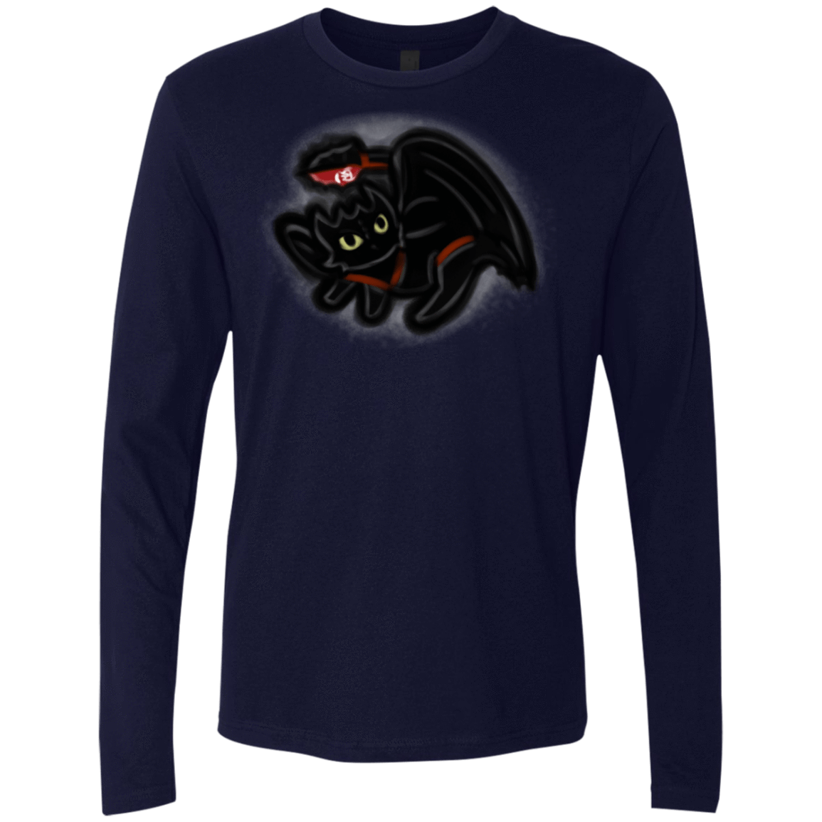 T-Shirts Midnight Navy / S Toothless Simba Men's Premium Long Sleeve