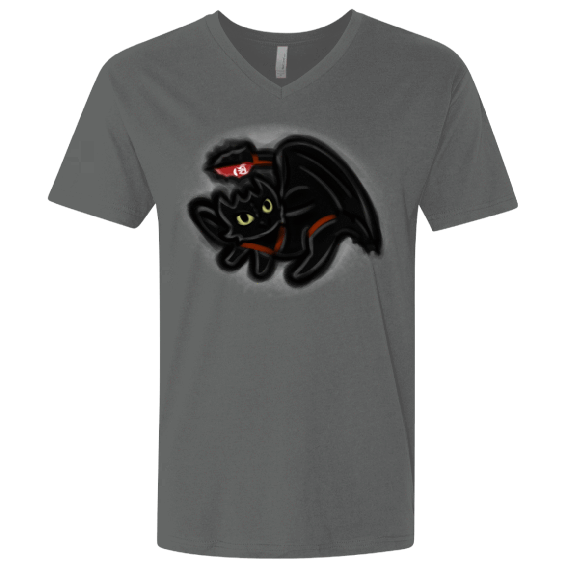 T-Shirts Heavy Metal / X-Small Toothless Simba Men's Premium V-Neck