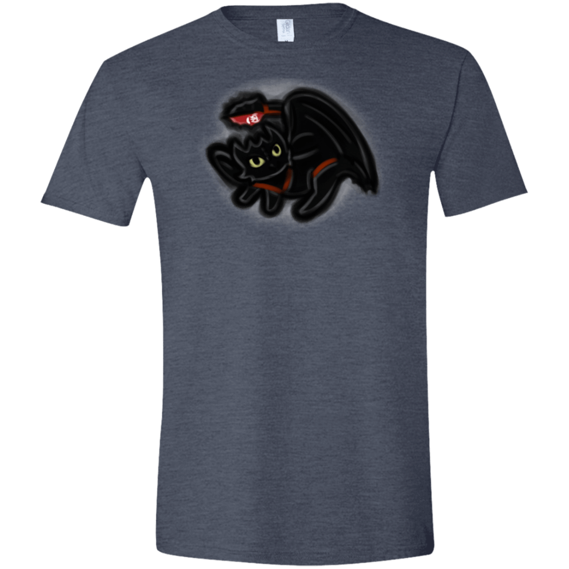 T-Shirts Heather Navy / S Toothless Simba Men's Semi-Fitted Softstyle