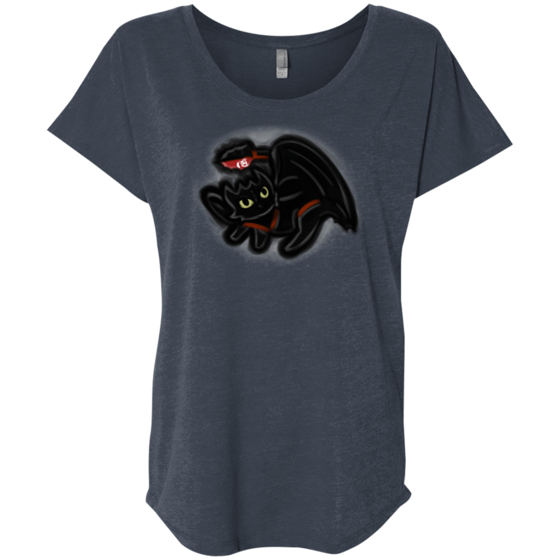 T-Shirts Vintage Navy / X-Small Toothless Simba Triblend Dolman Sleeve