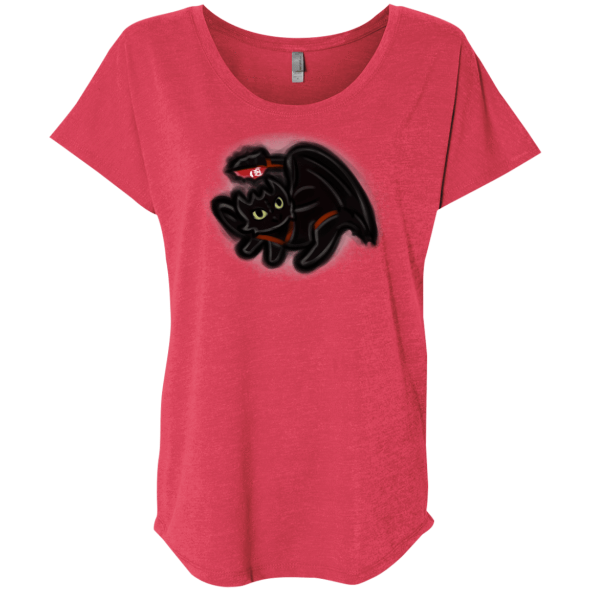 T-Shirts Vintage Red / X-Small Toothless Simba Triblend Dolman Sleeve