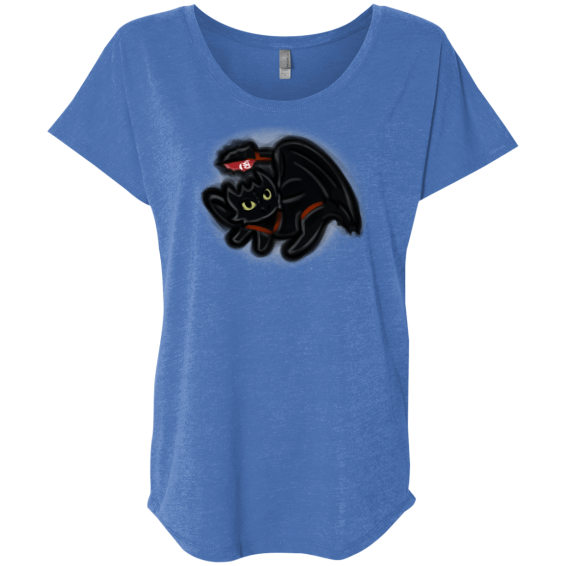 T-Shirts Vintage Royal / X-Small Toothless Simba Triblend Dolman Sleeve