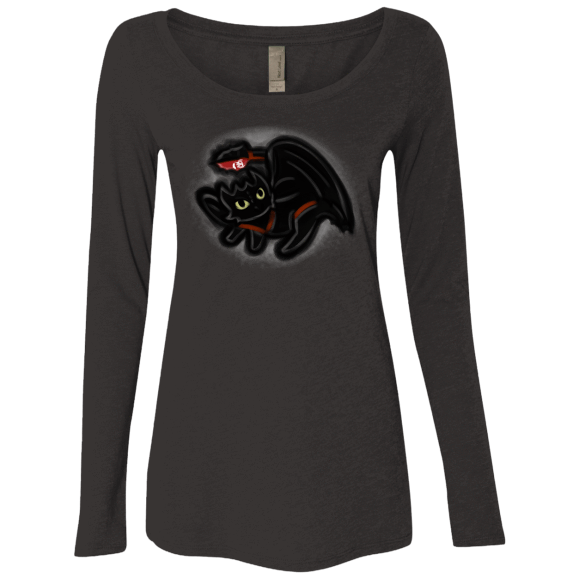 T-Shirts Vintage Black / S Toothless Simba Women's Triblend Long Sleeve Shirt