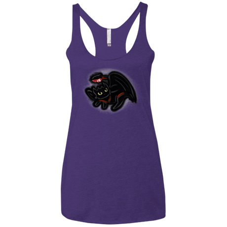 T-Shirts Purple Rush / X-Small Toothless Simba Women's Triblend Racerback Tank