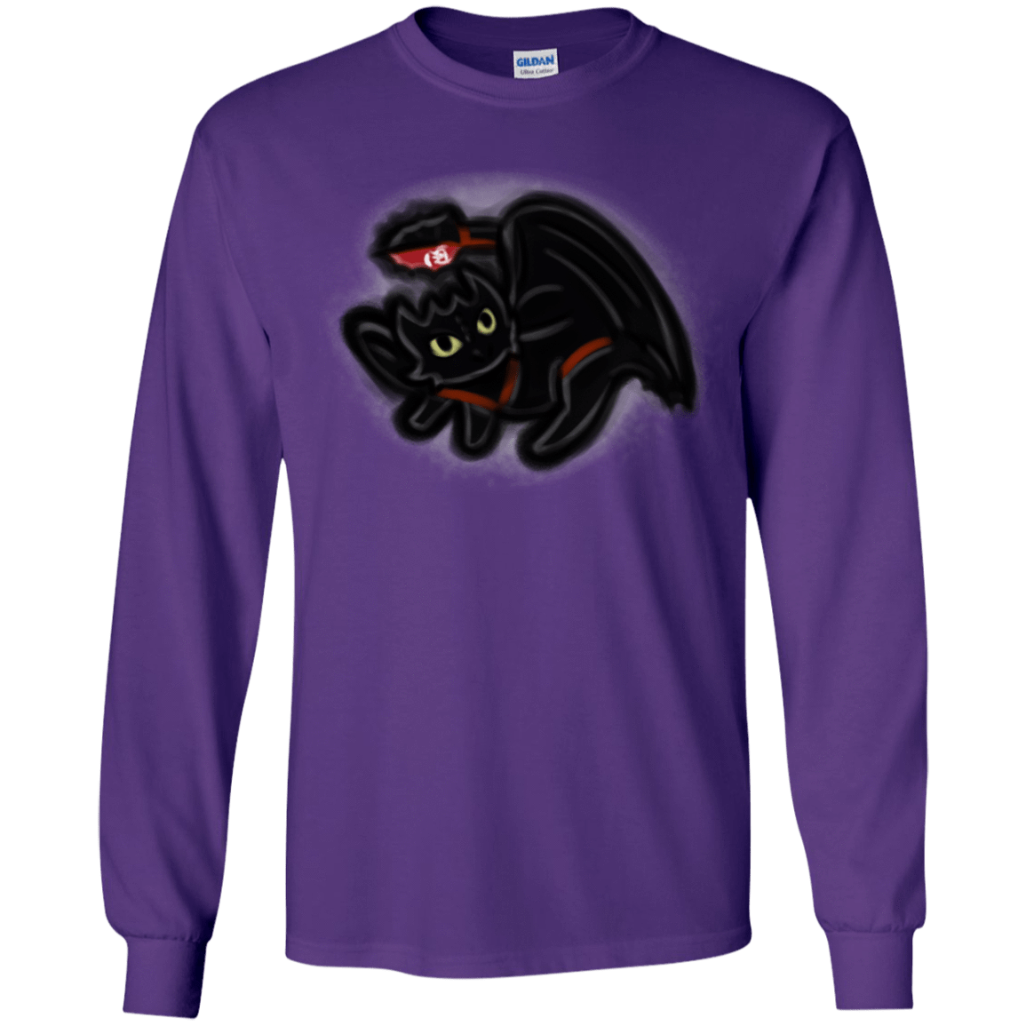T-Shirts Purple / YS Toothless Simba Youth Long Sleeve T-Shirt