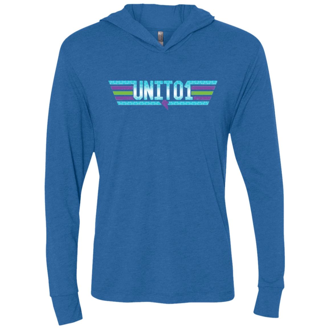 T-Shirts Vintage Royal / X-Small Top One Triblend Long Sleeve Hoodie Tee