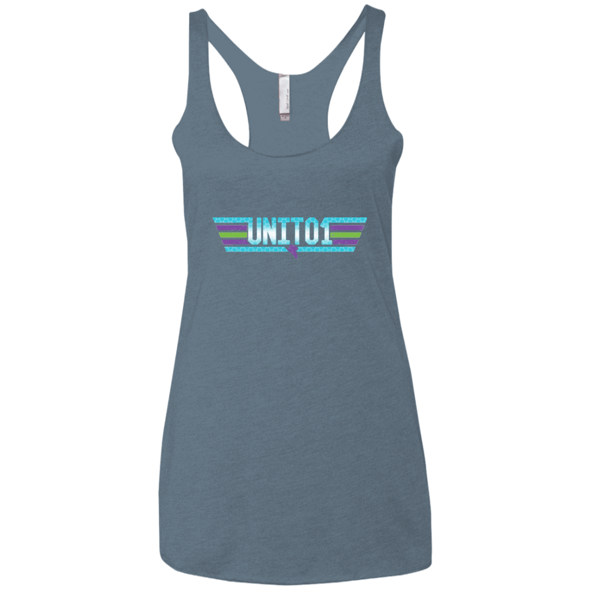 T-Shirts Indigo / X-Small Top One Women's Triblend Racerback Tank