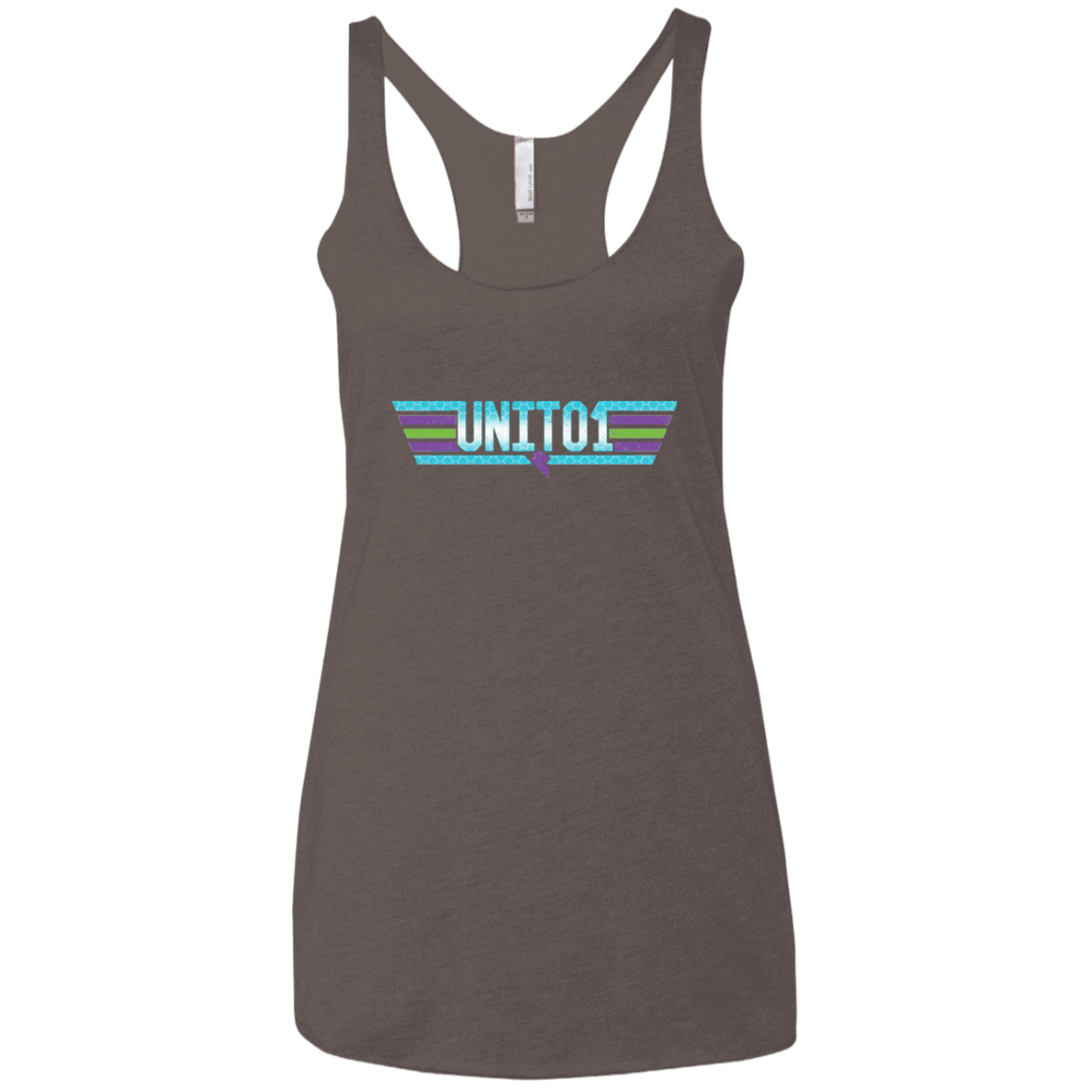 T-Shirts Macchiato / X-Small Top One Women's Triblend Racerback Tank