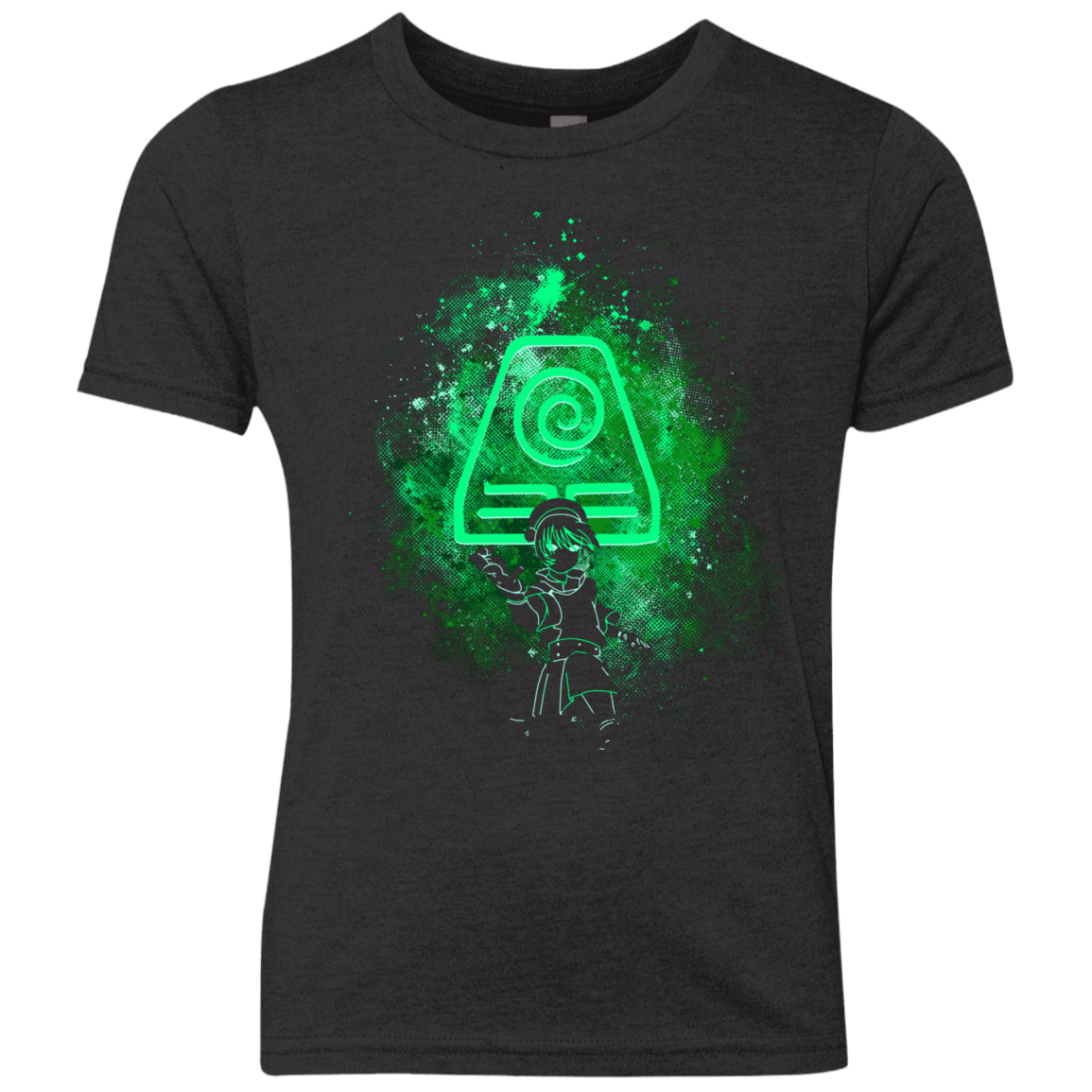 T-Shirts Vintage Black / YXS Toph Art Youth Triblend T-Shirt