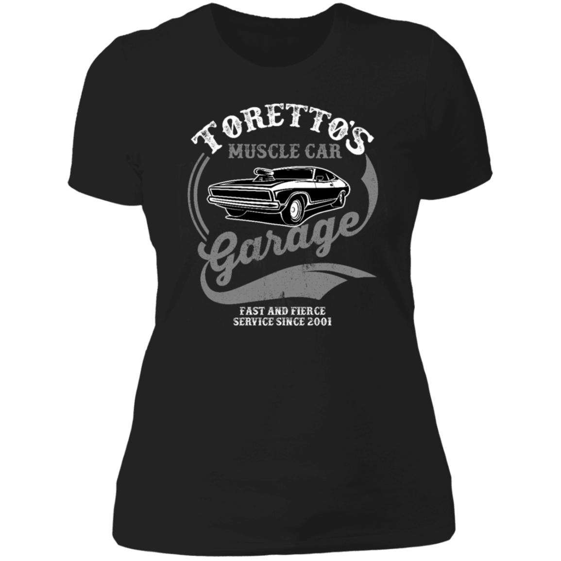 T-Shirts Black / X-Small Torettos Muscle Car Garage Women's Premium T-Shirt